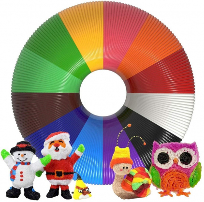 3D printing pen abs filament with 10 colors 1.75 mm / 5m FUS3DFIL