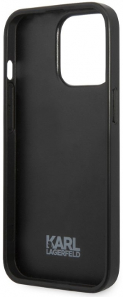 "Karl Lagerfeld Monogram Ikonik Case iPhone 13 Pro" Red