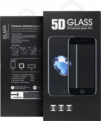5D Full Glue Tempered Glass Xiaomi Redmi Note 14 Pro 5G Black