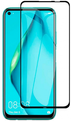 "5D Full Glue Tempered Glass Huawei P40 Lite" Black
