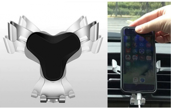 Gravity Car Air Vent Phone Holder Black