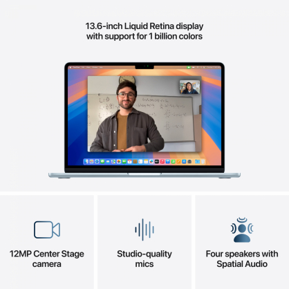 MacBook Air 13,6 Retina M4 16GB 512GB SSD EN Sky Blue MC6U4ZE/ A