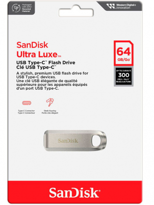 64GB Ultra Luxe Silver USB 3.2 Silver