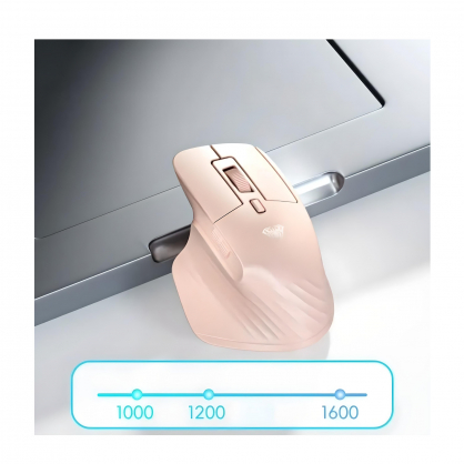 SC150 2in1 Wireless + Wired mini mouse Pink