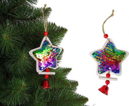 Christmas Tree with Sequins Tinker Bell Christmas Tree Ornament