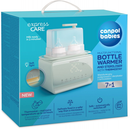 Bottle Warmer and Sterilizer with Thermostat and Llamp 7in1 12/ 218