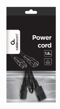 PC-189-VDE Power Cord 1.8m Black
