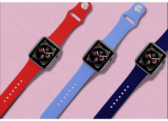 ICON Silicone Band for Apple Watch 42-44 mm, S/ M & M/ L Navy