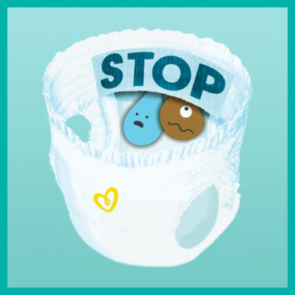 Pants Size 3, 204 Nappies, 6kg-11kg