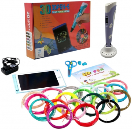 3D printing pen 7in1 5m x 20 Colors Violet RF-3DPEN-7IN1-VI
