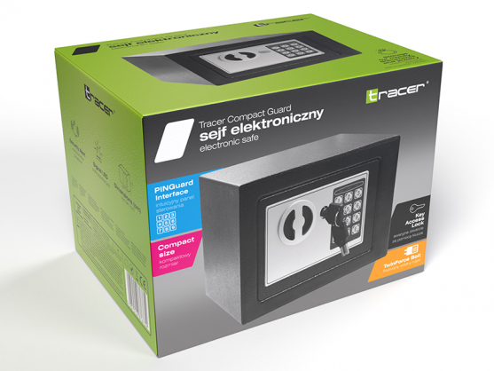 47640 Compact Guard Electronic Safe ENG