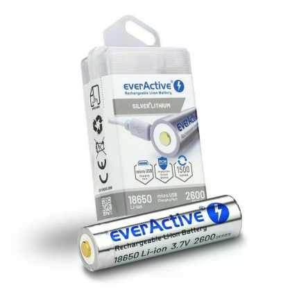 EV18650-26M RECHARGEBLE 3,7V LI-ION 2600 MAH
