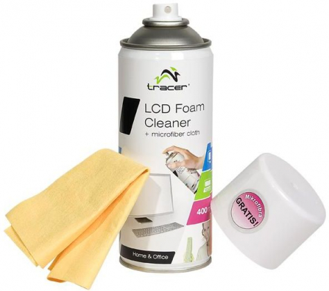 LCD Foam Cleaner + microfiber cloth 400ml 42106