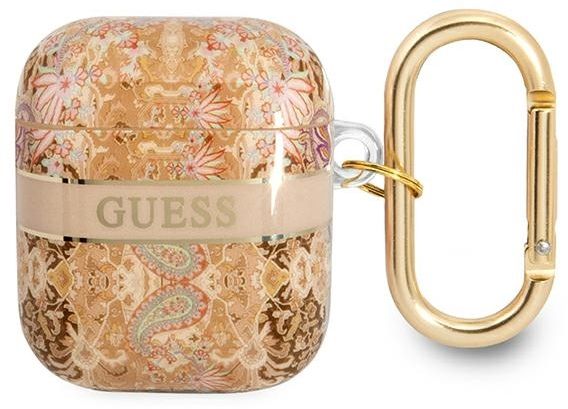 GUA2HHFLD Case for AirPods 1 / 2 Gold Paisley