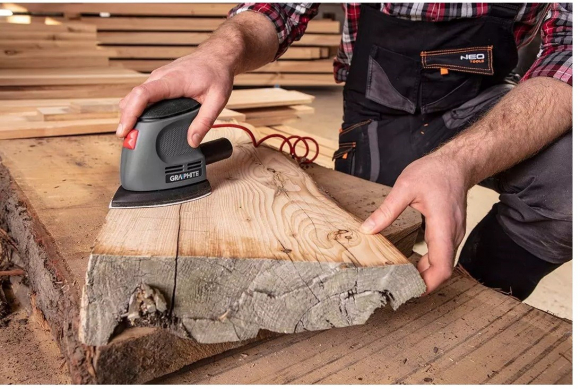 Orbital sander 105W Graphite Delta foot 140 x 140 x 97 mm