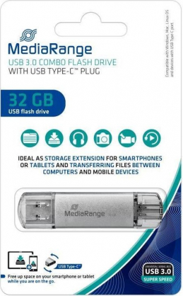 32GB MediaRange MR936 USB + USB-C