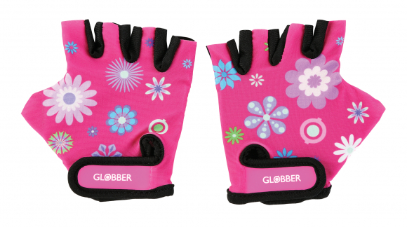 GLOBBER TODDLER GLOVES, FLOWERES PINK
