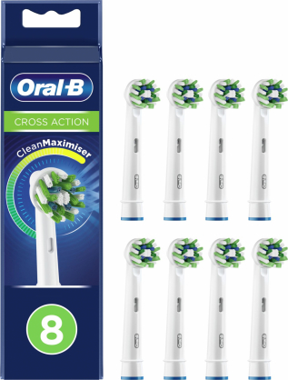EB50-8 Cross Action Clean Maximiser 8pcs. White