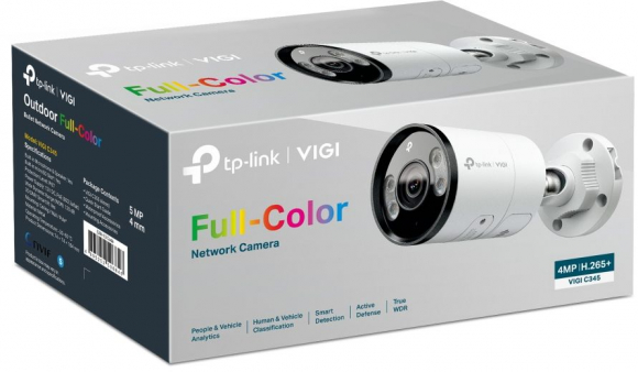VIGI C345(4mm) VIGI 4MP Outdoor Full-Color Bullet Network Camera