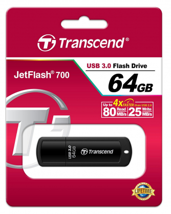 TS64GJF700 JetFlash 700 64GB Black