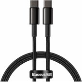 Tungsten Gold Type-C to Type-C 100W, 1m Black
