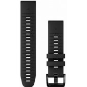 22mm Quickfit Silicone Band Black
