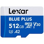 Blue Plus Micro SDXC 512GB Class 10 LMSBLPL512G-BNANG