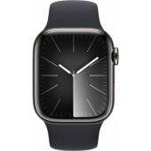 Watch Series 9 Cellular 41mm Graphite Stainless/ Midnight Band S/ M