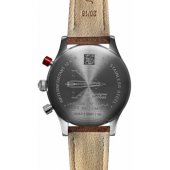 Aviation Eurofighter 2576-4 41mm Silver/ Brown