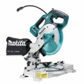 Makita cordless miter saw DLS600Z, 18 Volt, Kapp and miter (blue / sil