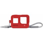 GoPro Sleeve + Lanyard Red AJSST-008 for Hero8