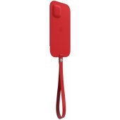 "Leather Sleeve with MagSafe iPhone 12/ 12 Pro" (PRODUCT) Red