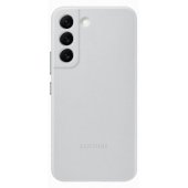 Samsung "Leather Cover Galaxy S22 (EF-VS901LJEGWW)" Light Gray