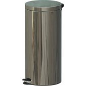 ALDA pedal trashcan silver (AF614-19)