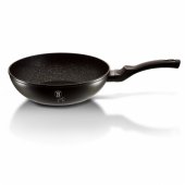 Wok frying pan Black Silver 28cm