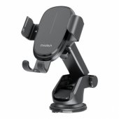 T203-F Car holder with wireless 15W charger Black