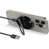 QI15W-A33 Magnetic Wireless Charger Black