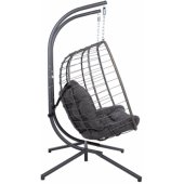 FINSE 2-seater 142x106xH194cm Dark Grey
