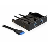Front Panel 3,5 2x USB 3.0 black