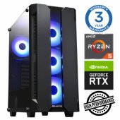 Ryzen 5 5500 16GB 500SSD M.2 NVME RTX3050 8GB no-OS