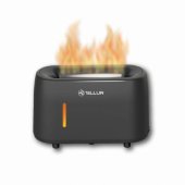 Flame aroma diffuser 240ml, 12 hours, black