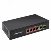 FAST Ethernet PoE Switch 4x RJ45 PoE 1x RJ45 Uplink 1x SFP