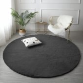 Strado Dywan okrągły Rabbit Strado 180x180 DeepGrey (Szary) uniwersaln
