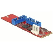 62843 M.2 Key B + M male> 2 x USB 3.0 pin header