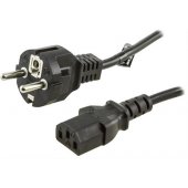 Power cord CEE 7/ 7 - C13 0,5m Black