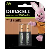 Rechargeable 2500mAh HR6 AA (LR6), 2-pack