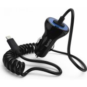 Car Charger Lightning 2.4A Black