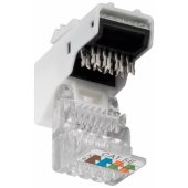 95739 Keystone module RJ45 CAT 5e, UTP, 100 MHz, White