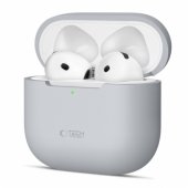 Silicone AirPods 4 cover grey