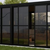 Polycarbonate Sliding Wall MIRADOR-111 4m